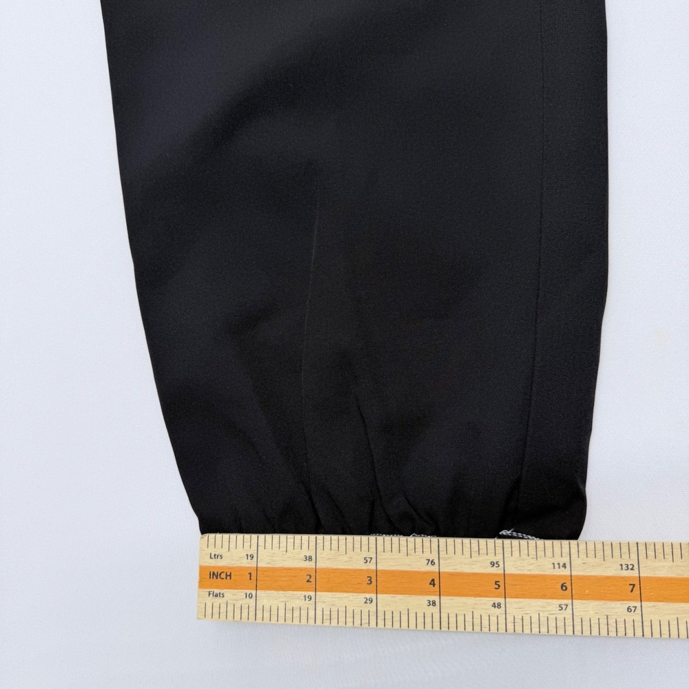Bae City Black Contrast Stitch Cargo Jogger Pants Buckle Belt Plus Size 2X - Picture 7 of 10
